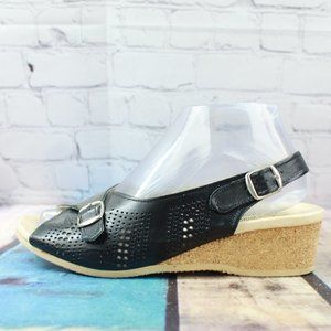 WORISHOFER Open Toe Comfort Slingback Shoes Sz 39